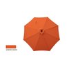 Bond 9-Ft. Aluminum Crank Market Patio Umbrella - Sunburst Orange 59627